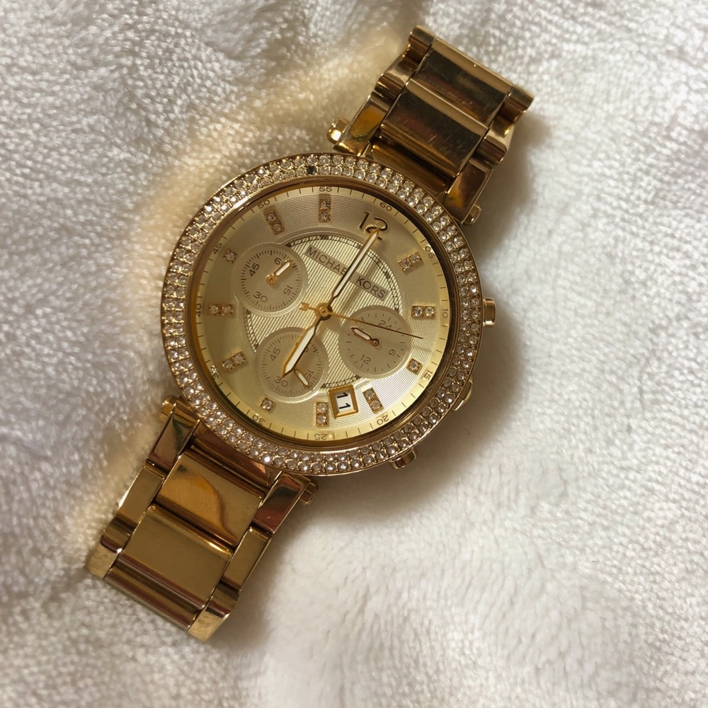 Michael Kors MK5354 Gold-Tone Chronograph Watch